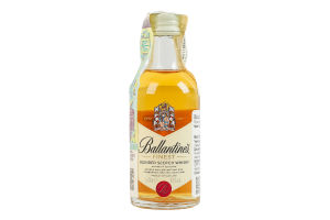 Віскі 50мл 40% шотландське купажоване Finest Ballantine's пл