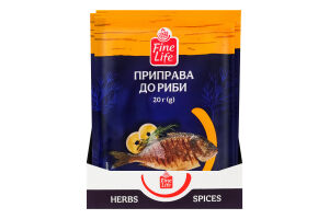 Приправа до риби Fine Life м/у 20г