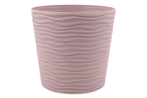 Горщик д/квітів Фьюжн 1,6л фрезія з вставкою низький d16*14,5см арт115087 Алеана