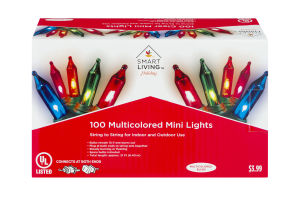 Smart Living 100 Multicolored Mini Light String
