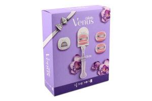 Набір Venus Comfortglide Breeze Станок д/гоління 3картриджи+Гачок д/бритви+Чохол д/подорожей Gillette