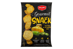 Снек Gourmet з сиром та Халапеньйо 100г Detki