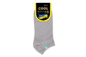 Шкарпетки чоловічі сірі з малюнком р.29-31 18363 Кул сокс