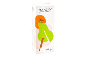 Морозиво Груша-маракуя-ваніль Vegan Honey к/у 75г