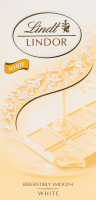 Шоколад білий Lindor Lindt к/у 100г
