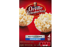 Orville Redenbacher's Gourmet Popping Corn Single Serve Kettle Korn - 4 CT