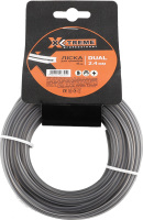 Ліска д/тримера сіра квадрат з сердечником 2,4мм*15м X-Treme