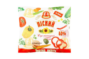 Соус майонезний Пісний 40% 330г п/е ЖирноВ