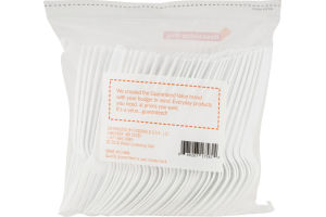 Guaranteed Value Heavy Duty Plastic Forks White - 100 CT