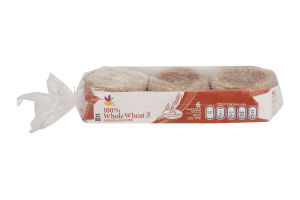 Ahold 100% Whole Wheat English Muffins - 6 CT