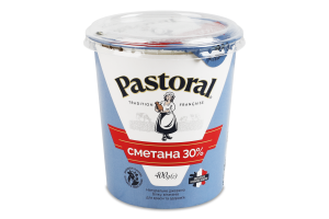 Сметана 30% Pastoral ст 400г
