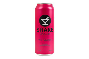 Напиток слабоалкогольный 500мл 7% сильногазированный Pink Pussycat Cocktails Shake ж/б