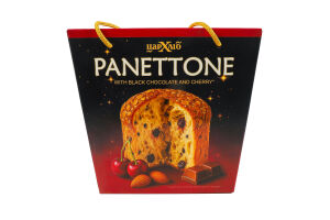 Кекс Панеттоне с черным шоколадом и вишней Цар хліб к/у 450г