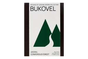Свеча 180мл Bukovel Rekava Львівська свічкова мануфактура 1шт