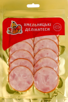 Ковбаса нарізка Дрогобицька Хмельницькі делікатеси н/к в/ґ в/у 0.08кг