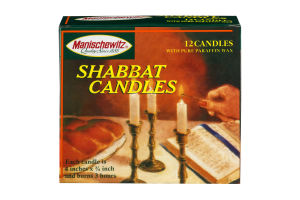 Manischewitz Shabbat Candles - 12 CT