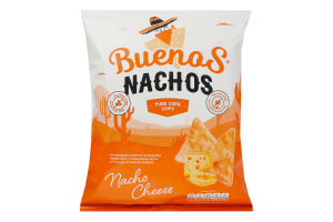 Чипси кукурудзяні зі смаком начо сиру Nachos Buenos м/у 90г