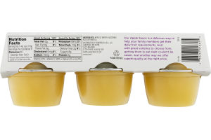 Ahold Apple Sauce Unsweetened - 6 CT