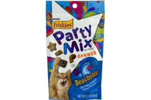 Purina Friskies Party Mix Cat Treats Crunch Beachside