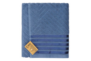 Рушник сталево-синій махровий 50*90см 500г/м2 GM Textile