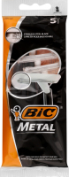 Станок для бритья мужской одноразовый Metal BIC 5шт