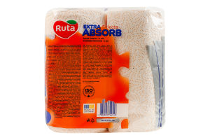 Полотенца бумажные 3-х слойные Extra absorb Selecta Ruta 2шт