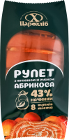 Рулет с начинкой со вкусом абрикоса Цар хліб м/у 350г