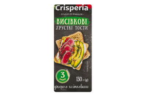 Тости хрусткі Висівкові Crisperia м/у 130г