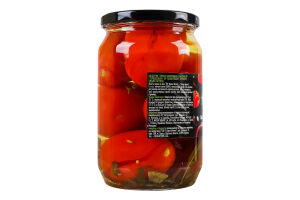 Томати мариновані слабокислі стерилізовані Преміум Natur Bravo в/ґ c/б 670г