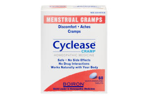 Boiron Cyclease Menstrual Cramps Homeopathic Medicine Quick-Dissolving Tablets - 60 CT