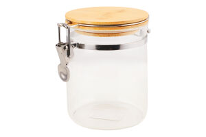 Банка д/зберігання 600мл скло з бугельним замком
