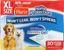 Hartz Home Protection Dog Pads Flash Dry Extra Large - 30 CT