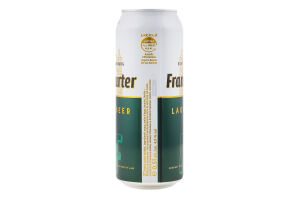 Пиво 0.5л 4.9% Lager Frankfurter з/б