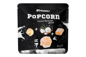 Попкорн з смаком кокосу глазурований 80г Boomza!