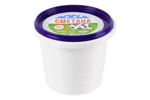 Сметана 21% ТОВ Альдіс Д відро 840г