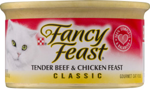 Fancy Feast Tender Beef & Chicken Feast Classic Gourmet Cat Food
