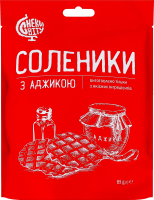 Снеки хрустящие с аджикой Соленики Снеки Світу д/п 85г