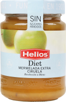 Джем экстра из слив с подсластителями Helios с/б 280г