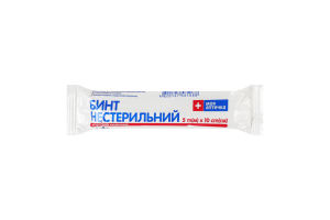 Бинт нестерильный марлевый медицинский 5мх10см №17 Моя Аптечка 1шт