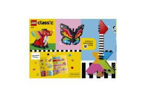 Конструктор для дітей від 5років №11045 Creative colourful bricks Classic Lego 820ел
