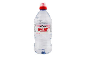 Вода мінеральна негазована Evian п/пл 0.75л