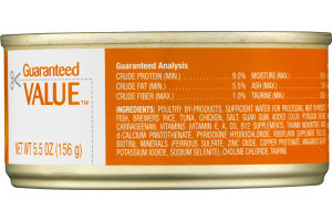 Guaranteed Value Cat Food with Tuna & Chicken