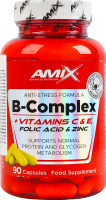 Добавка харчова капсули B-Complex + Вітамін С Amix 90шт