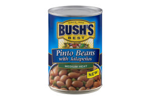 BUSH'S BEST Pinto Beans with Jalapenos