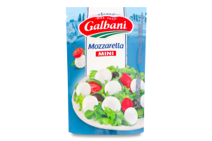 Сыр 45% свежий Моцарелла Мини Galbani д/п 285г