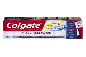Colgate Total Anticavity Fluoride Toothpaste Clean-In-Between Gel