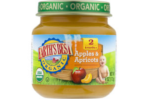 Earth's Best Organic Apples & Apricots Baby Food