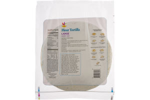 Ahold Burrito Size Flour Tortilla Large