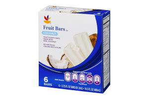 Ahold Fruit Bars Coconut - 6 CT