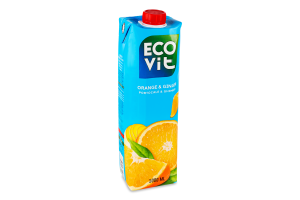 Напиток сокосодержащ Ecovit апельсин-имбирь н/газ